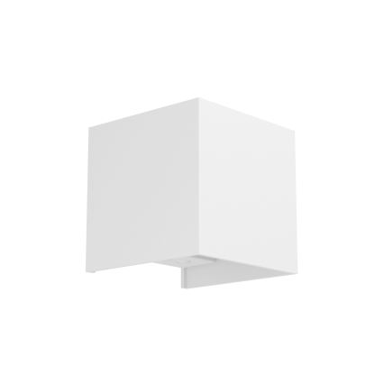 Eglo - Dimmbare, wiederaufladbare LED-Außen-Wandleuchte mit Bewegungs- und Dämmerungssensor LED/2,2W/5V IP44 weiß