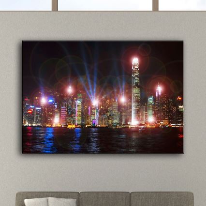 Eglo 75035 - LED leuchtendes dekorativ Bild SKYLINE 9xLED/0.02W