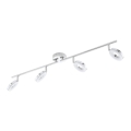 Eglo 75242 - LED-Spotleuchte ODERZO 3xLED/3,8W/230V glänzender Chrom