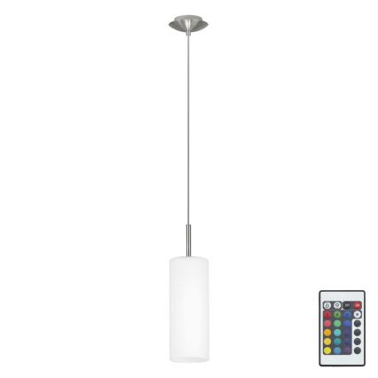 Eglo 75251 - LED RGB Dimmbare Hängeleuchte ELLUNO-C E27/7,5W/230V