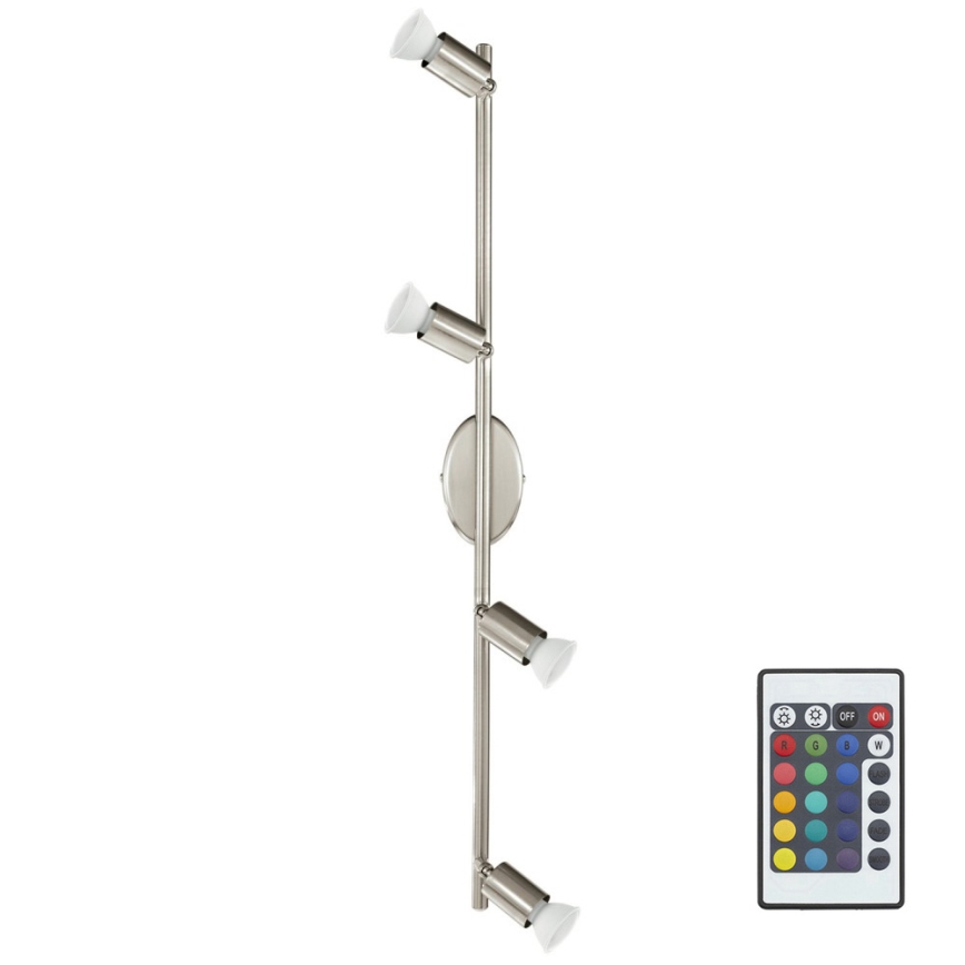 Eglo 75386 - LED RGB Spotleuchte BUZZ-C 4xGU10/4W/230V