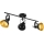 Eglo 75513 - Deckenstrahler THORNTON 3xE14/28W/230V schwarz/gold