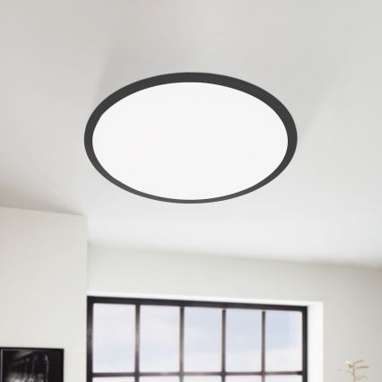 Eglo 75577 - Dimmbare LED-Deckenleuchte SALOBRENA-TW LED/32,5W/230V d 60 cm + Fernbedienung