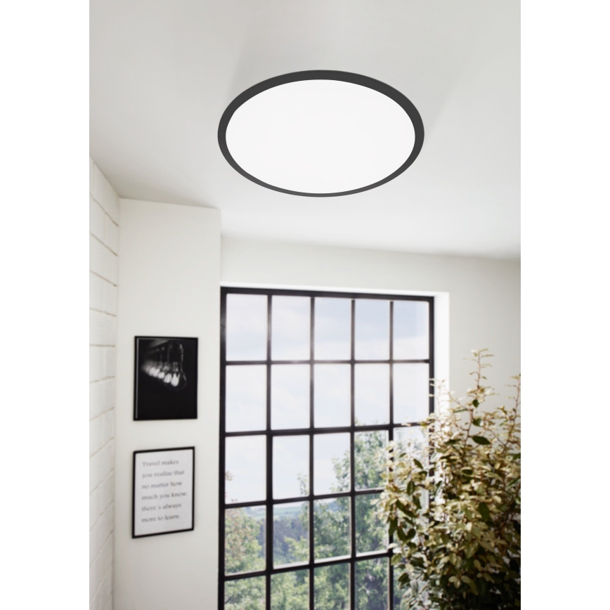 Eglo 75577 - Dimmbare LED-Deckenleuchte SALOBRENA-TW LED/32,5W/230V d 60 cm + Fernbedienung