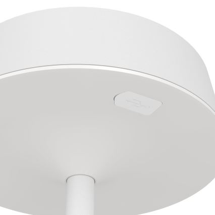 Eglo - dimmbare, solarbetriebene, wiederaufladbare Touch-Tischleuchte LED/3W/5V 3000-6000K 1800 mAh IP44 Weiß