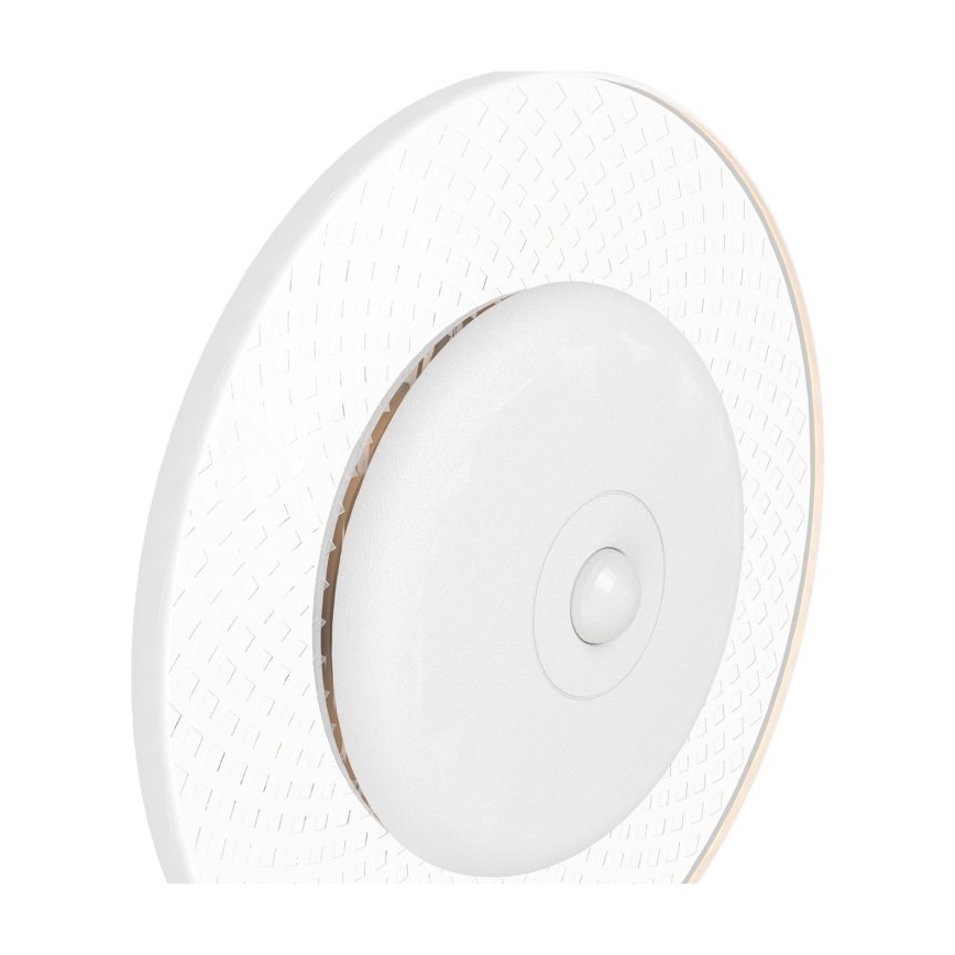 Eglo - LED RGBW, dimmbare wiederaufladbare Wandleuchte mit Bewegungs- und Dämmerungssensor LED/5V 2000 mAh weiß inkl. Fernbedienung