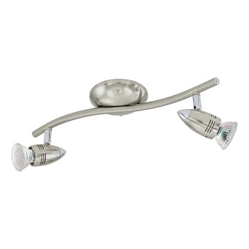 Eglo 78023 - LED-Strahler MAGNUM 2xGU10/3W/230V 3000K matt Chrom