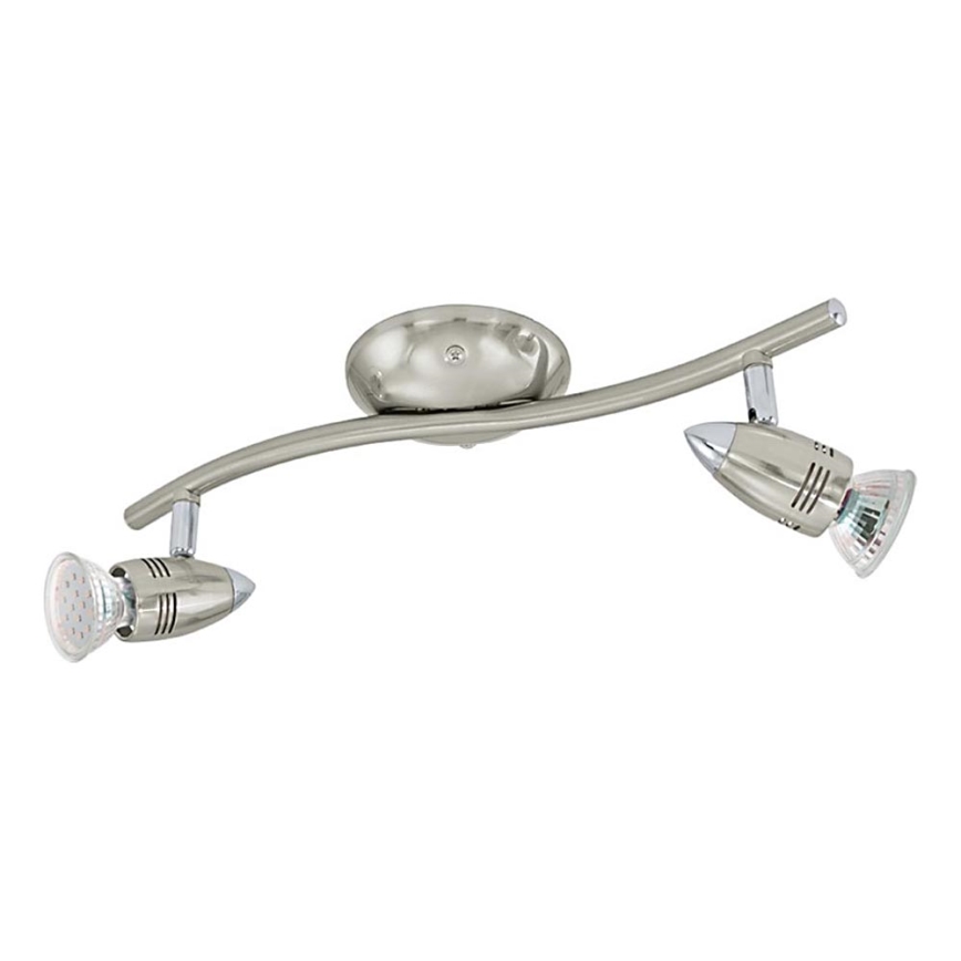 Eglo 78023 - LED-Strahler MAGNUM 2xGU10/3W/230V 3000K matt Chrom