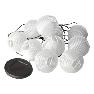 Eglo 780347 - LED-Solar-Lichterkette 10xLED/4,3m 300 mAh IP44