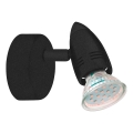 Eglo 780443 - LED-Wandstrahler SABADELL 1xGU10/2,8W/230V 3000K schwarz