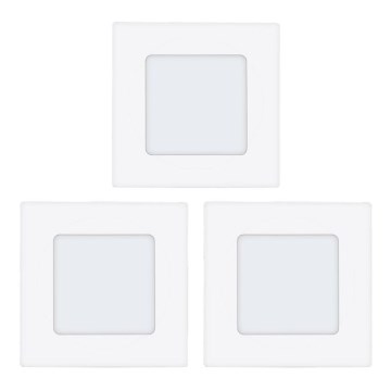 Eglo 78196 - SET 3x LED-Einbauleuchte FUEVA LED/2,7W/230V