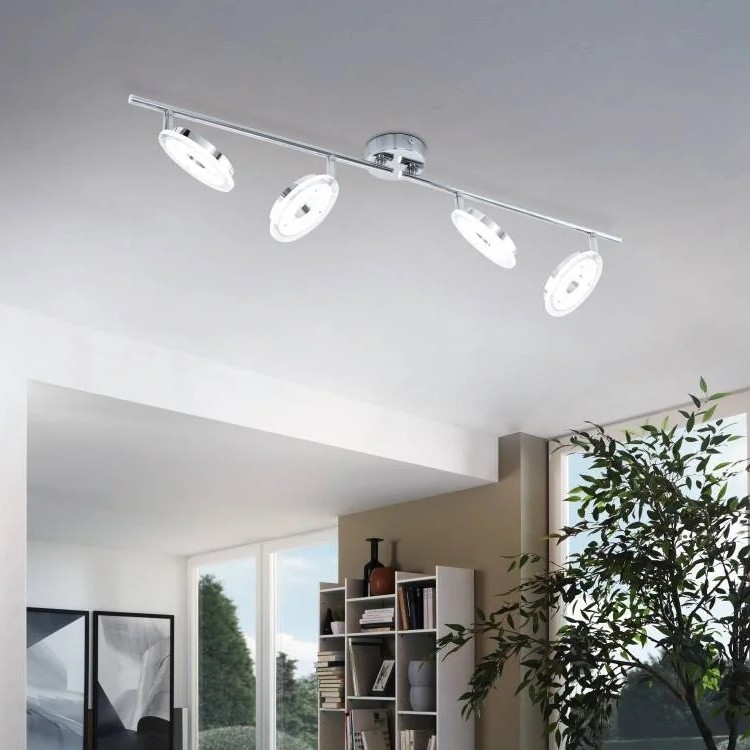 Eglo 78684 - LED-Spotleuchte DORNES 4xLED/4,5W/230V glänzender Chrom