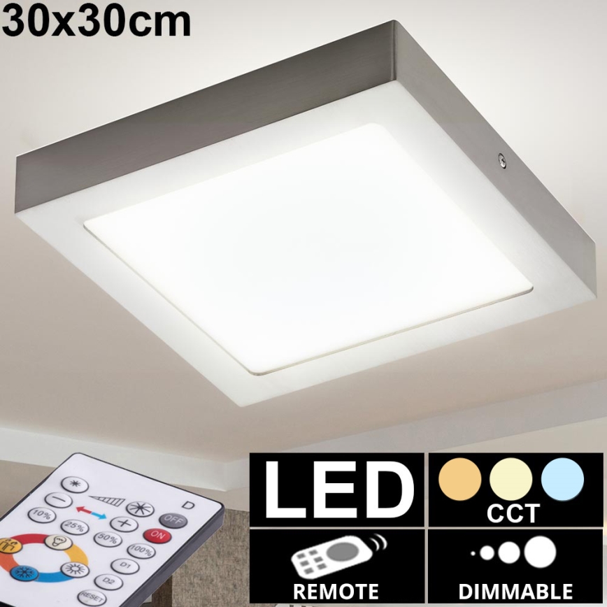 Eglo 78771 - LED Dimmbare Deckenleuchte TINUS 1xLED/21W/230V