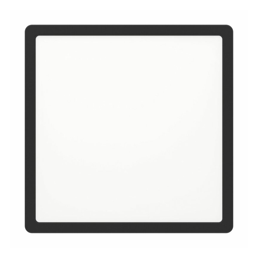 Eglo 78815 - LED-Deckenleuchte FUEVA LED/20,5W/230V 28,5x28,5 cm schwarz