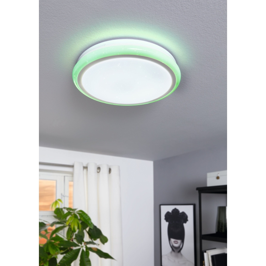 Eglo 79512 - LED RGB dimmbare Deckenleuchte LIPARI LED/24W/230V + Fernbedienung