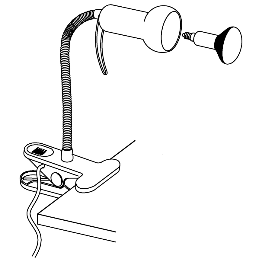 Eglo - Leuchte mit Klemme 1xE14/40W/230V