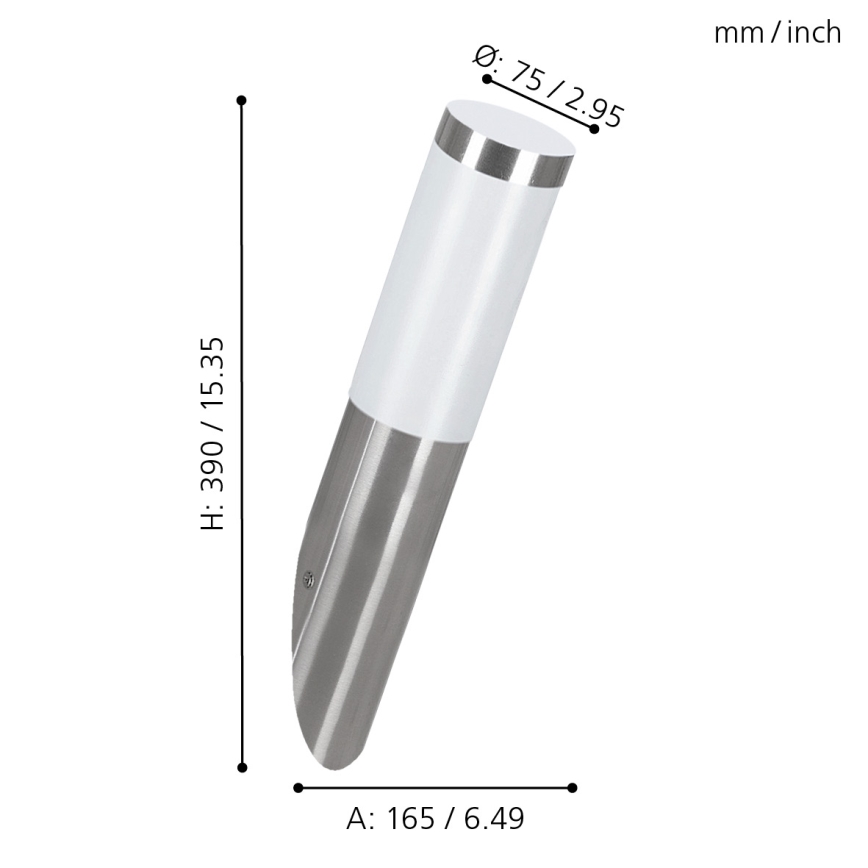 EGLO - Außenwandleuchte 1xE27/15W/230V IP44