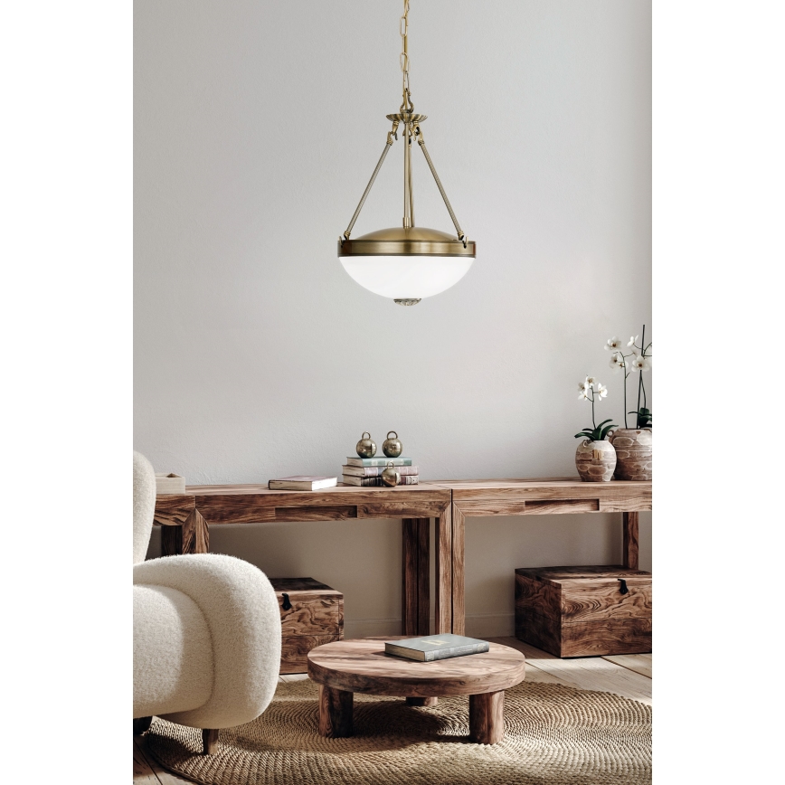 EGLO 82747 - Kronleuchter SAVOY 2xE27/60W