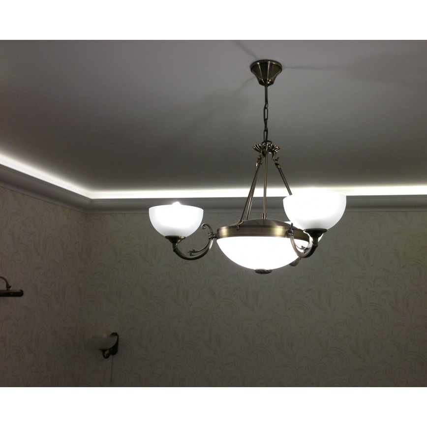 EGLO 82748 - Kronleuchter SAVOY 3xE14/40W + 2xE27/60W