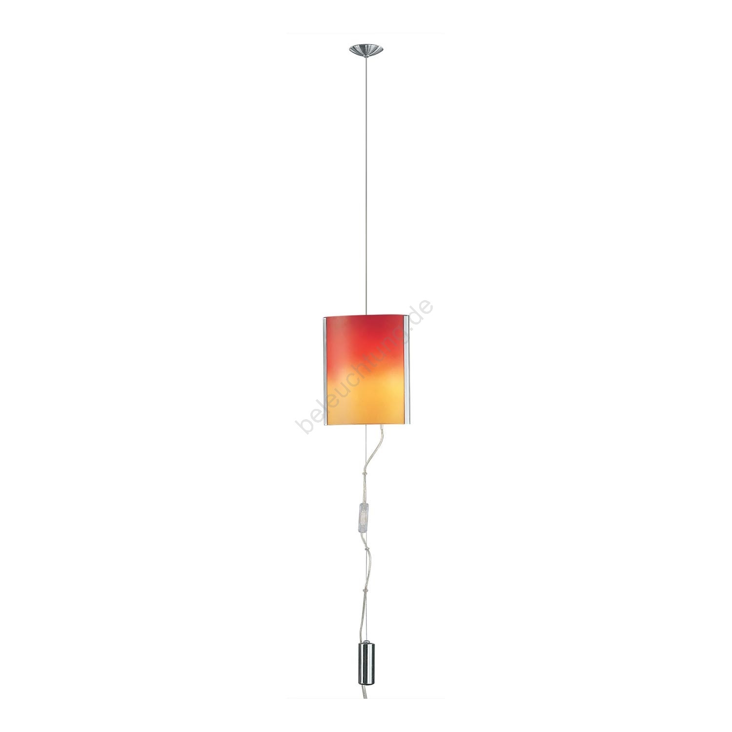 Eglo 83789 Kronleuchter Mobile Nickelrotorange