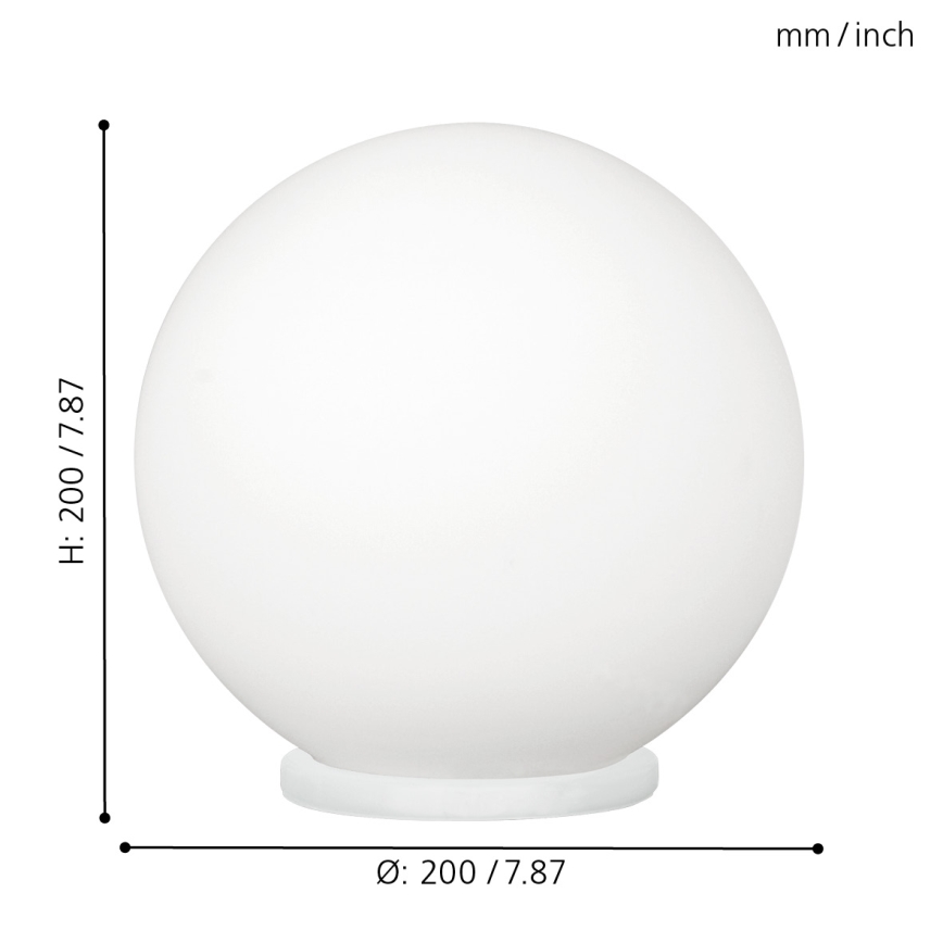 EGLO - Tischleuchte 1xE27/60W/230V d 20 cm