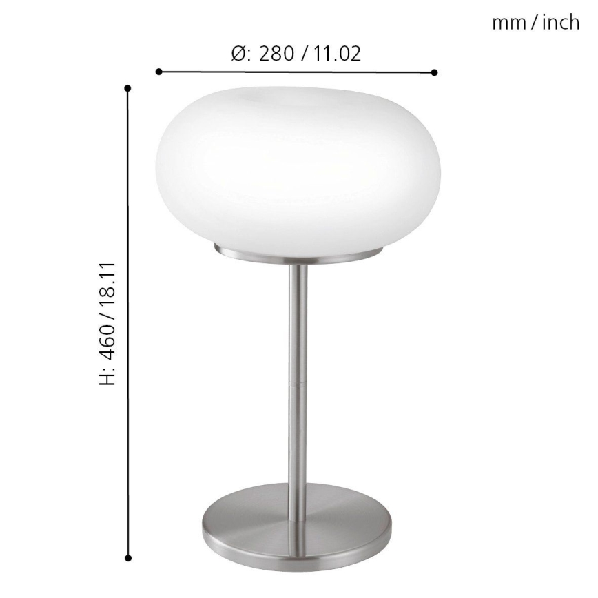 EGLO - Tischleuchte OPTICA 2xE27/60W d 28 cm