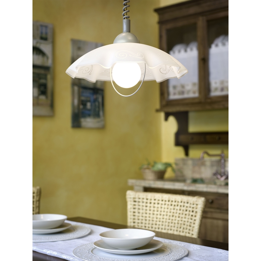Eglo 87062 chandelier ziehen brenda 1xe27 60w 230v beleuchtung de