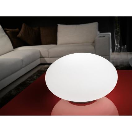 EGLO 87276 - Stolní lampa NARO 1xE27/60W stříbrná