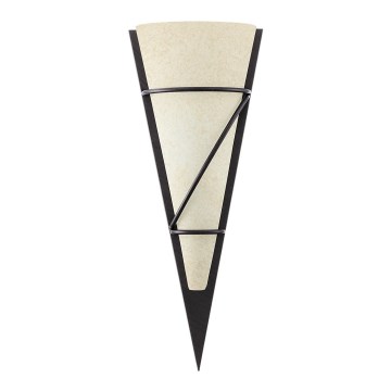EGLO 87794 - Wandleuchte PASCAL 1 1xE27/60W antik braun/weiß