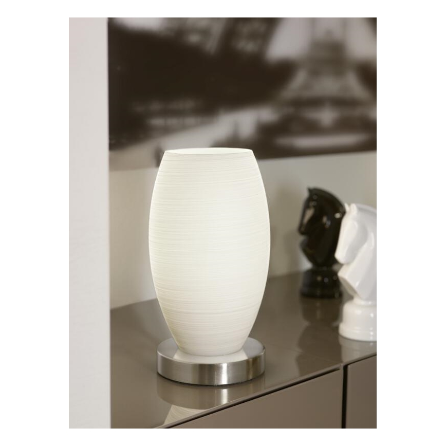 EGLO 88957 - Stolní lampa BATISTA 1 1xE27/11W bílá / matná