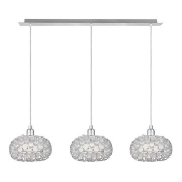 EGLO 89064 - Pendelleuchte REBELL 3xE27/60W