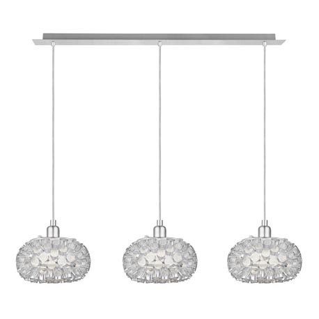 EGLO 89064 - Pendelleuchte REBELL 3xE27/60W