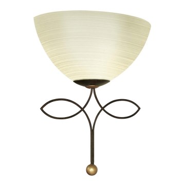 EGLO 89135 - Wandleuchte BELUGA 1xE27/60W antik braun