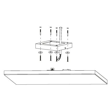 Eglo - Dimmbare LED-RGBW-Deckenleuchte LED/32,4W/230V ZigBee