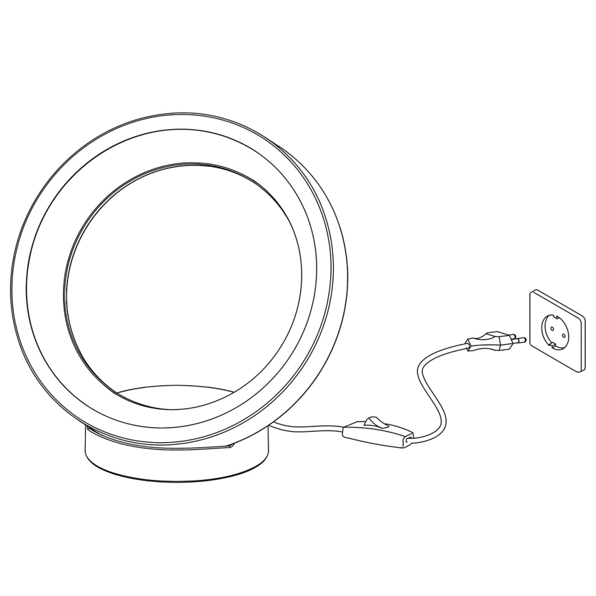 Eglo - Dimmbare LED-RGBW-Tischleuchte LED/16W/230V ZigBee
