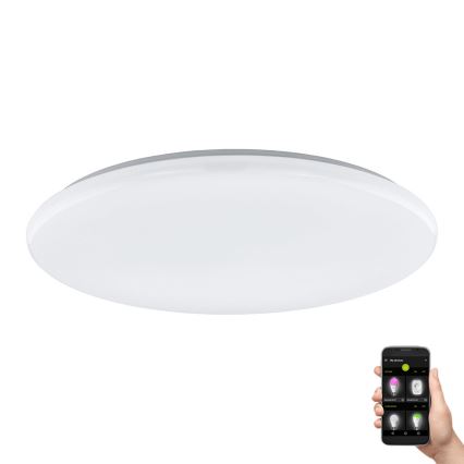 Eglo - Dimmbare LED-Deckenleuchte LED/44,8W/230V ZigBee