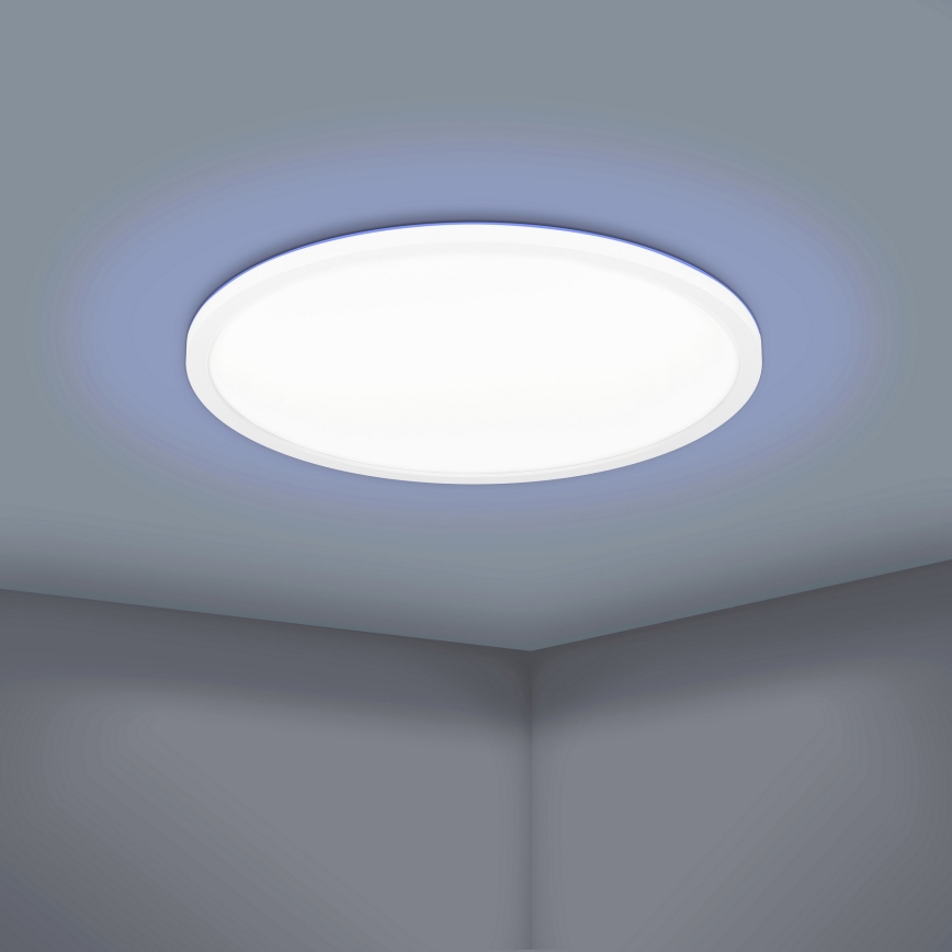 Eglo 900086 - Dimmbare LED-RGBW-Deckenleuchte ROVITO-Z LED/14,6W/230V 2700-6500K d 29,5 cm weiß