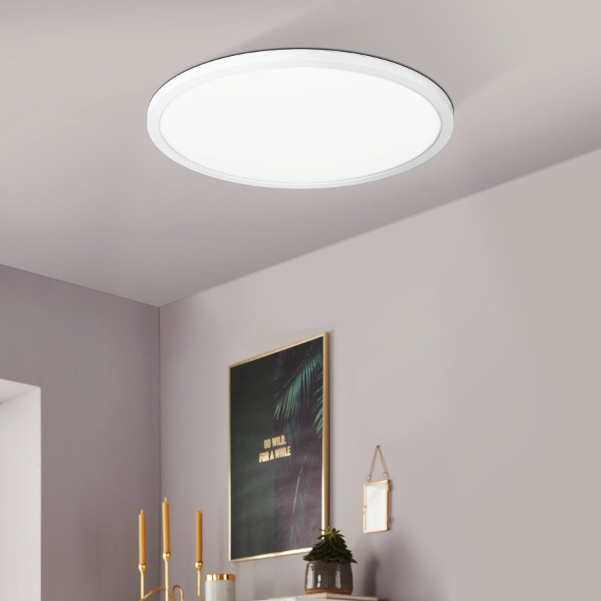 Eglo 900086 - Dimmbare LED-RGBW-Deckenleuchte ROVITO-Z LED/14,6W/230V 2700-6500K d 29,5 cm weiß