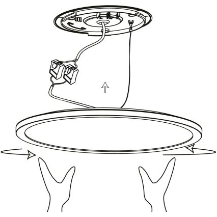 Eglo - Dimmbare LED-RGBW-Deckenleuchte LED/14,6W/230V schwarz ZigBee