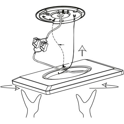 Eglo 900093 - RGBW-LED, dimmbare Deckenleuchte ROVITO-ZLED/14,6W/230V, schwarz