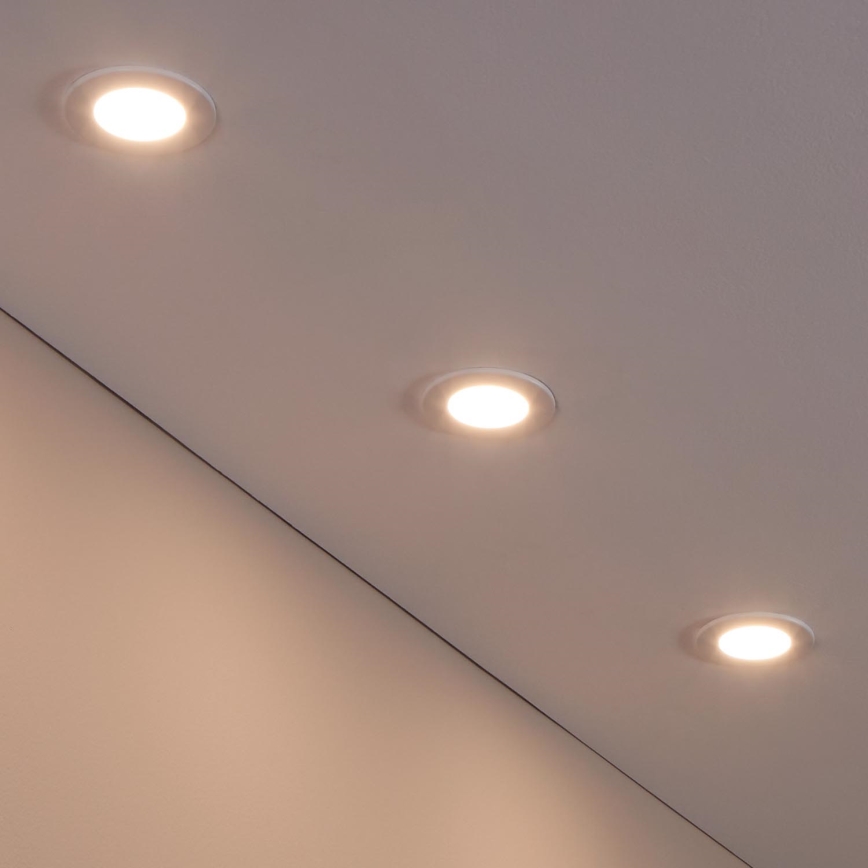 Eglo - SET 3x Dimmbare LED-Einbauleuchte FUEVA-Z  LED/2,8W/230V IP44