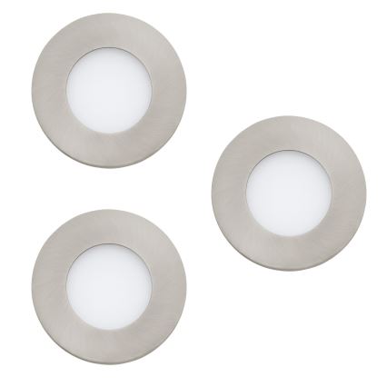 Eglo - SET 3x Dimmbare LED-Badezimmerleuchte FUEVA-Z  LED/2,8W/230V IP44