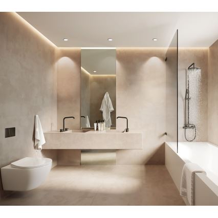 Eglo - LED-dimmbare Badezimmer-Einbauleuchte LED/5,4 W/230 V IP44 ZigBee Ø 12 cm