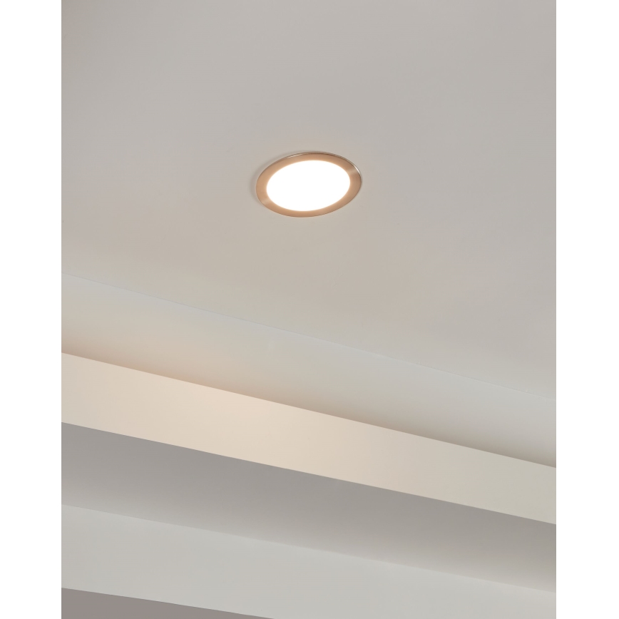 Eglo - Dimmbare LED-Einbauleuchte für das Badezimmer LED/10,5W/230V IP44 ZigBee