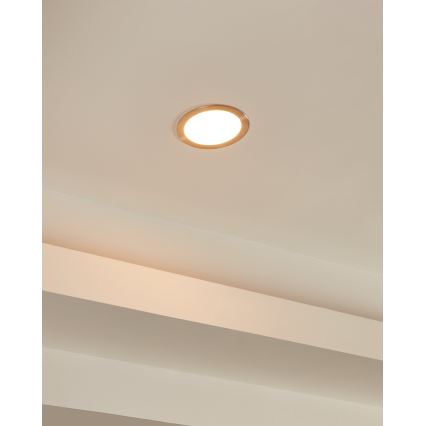 Eglo - Dimmbare LED-Einbauleuchte für das Badezimmer LED/10,5W/230V IP44 ZigBee