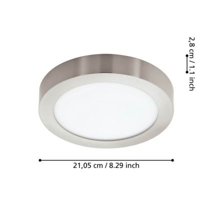 Eglo - Dimmbare LED-Deckenleuchte für Badezimmer LED/16,5W/230V IP44 ZigBee