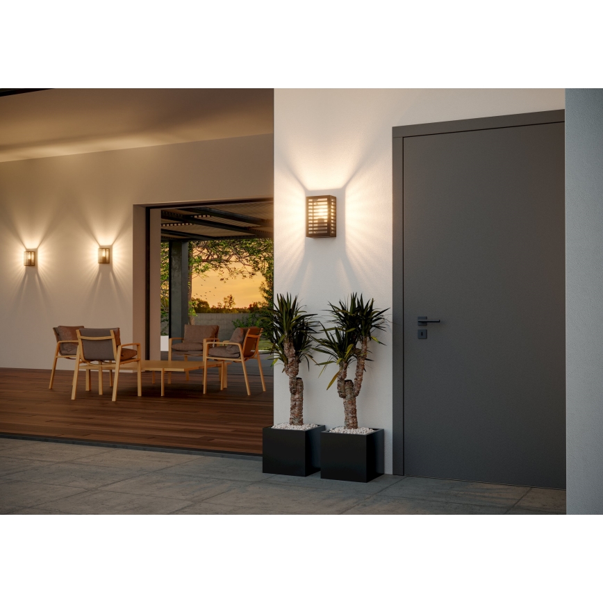 Eglo - Außenwandbeleuchtung 1xE27/60W/230V IP44