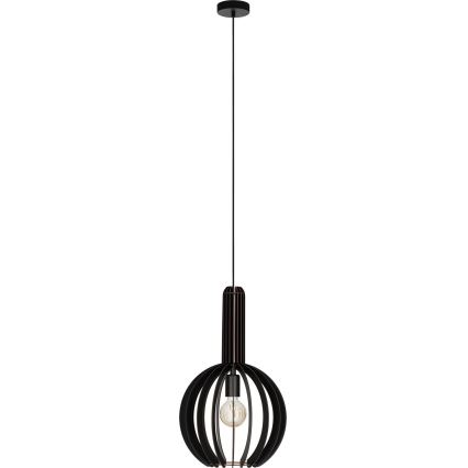 Eglo - Hängeleuchte an Schnur 1xE27/40W/230V d 31 cm schwarz