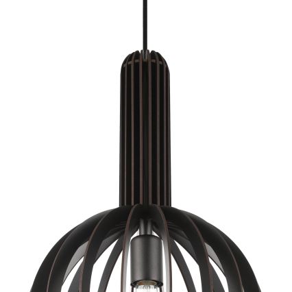 Eglo - Hängeleuchte an Schnur 1xE27/40W/230V d 31 cm schwarz