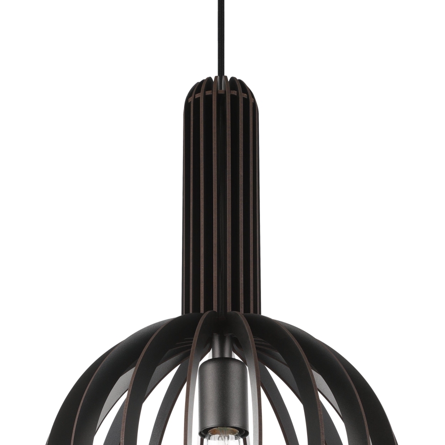 Eglo - Hängeleuchte an Schnur 1xE27/40W/230V d 31 cm schwarz
